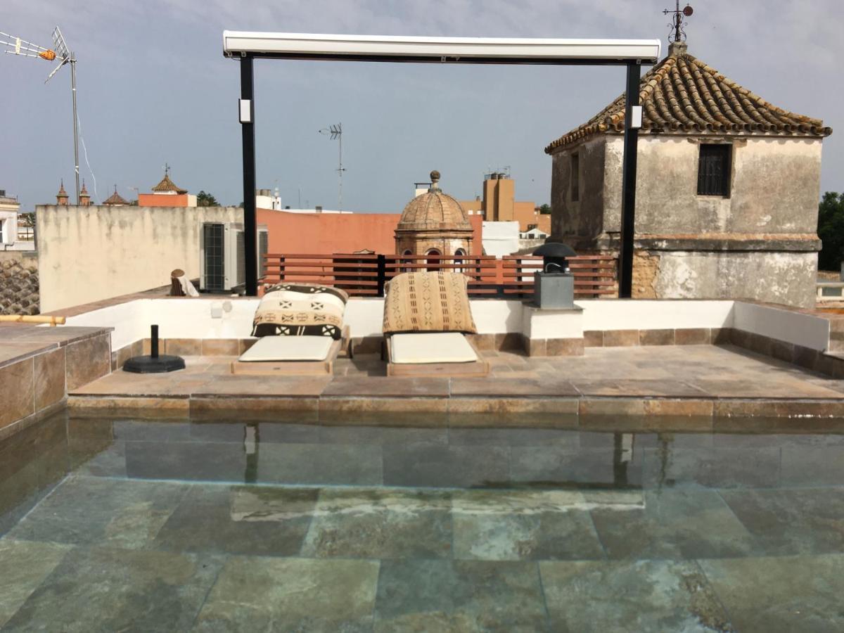 Casa Palacio En Jerez De La Frontera Con Piscina Privada Exteriör bild